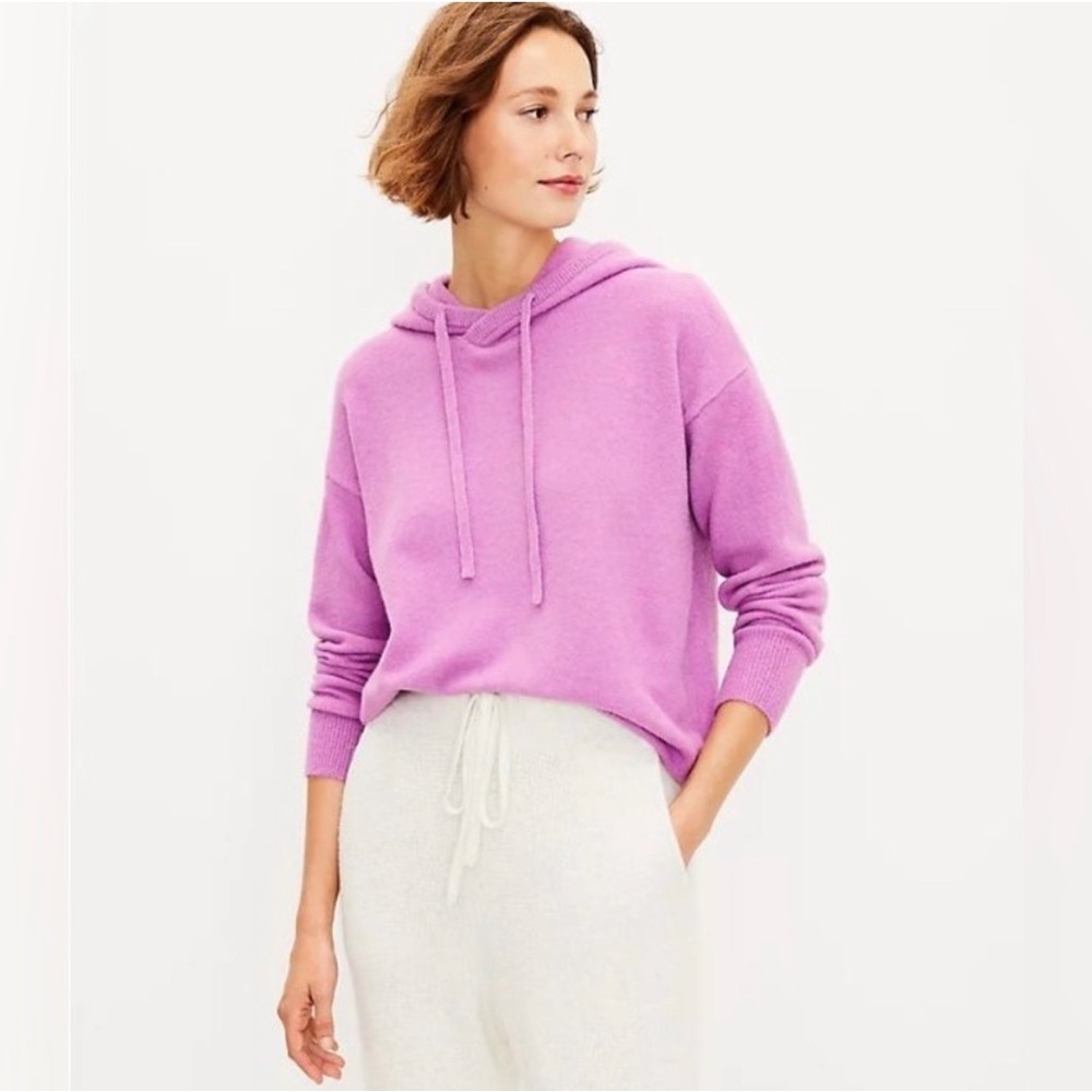 LOU & GREY, size XL, SUPERSOFT sweater hoodie, pink/purple.
